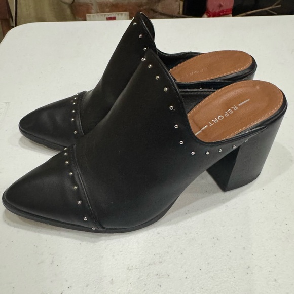 Report black leather ankle boots with studs / 6 / Excellentnt condition - Picture 3 of 9
